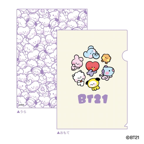 『BT21』minini クリアファイル / クリーム